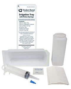 Pocket Nurse® Irrigation Tray with Piston Syringe