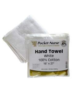 Pocket Nurse® Hand Towel Each 16" x 27" *Non-Returnable
