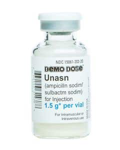 Demo Dose® Unasn 1.5g/20mL powder vial