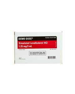Demo Dose® Simulated Levalbuterol HCL 1.25mg/3 mL